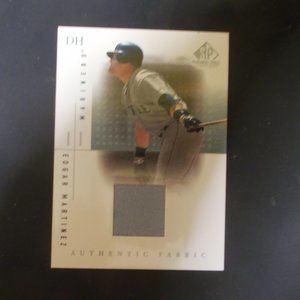 2001 Upper Deck SP Edgar Martinez Relic Card Seattle Mariners MLB